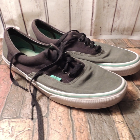 grey and green vans